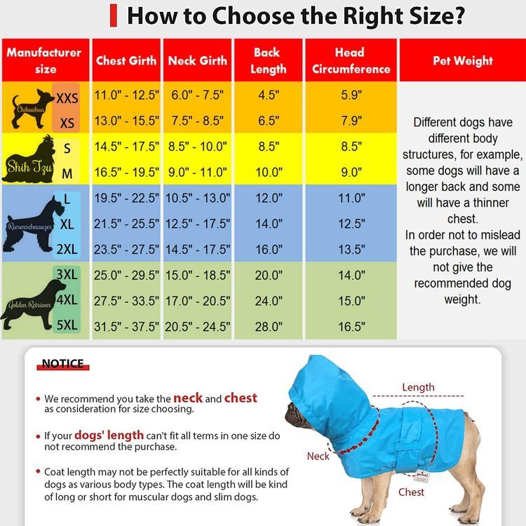 No. 2 - LeerKing Dog Raincoat - 4