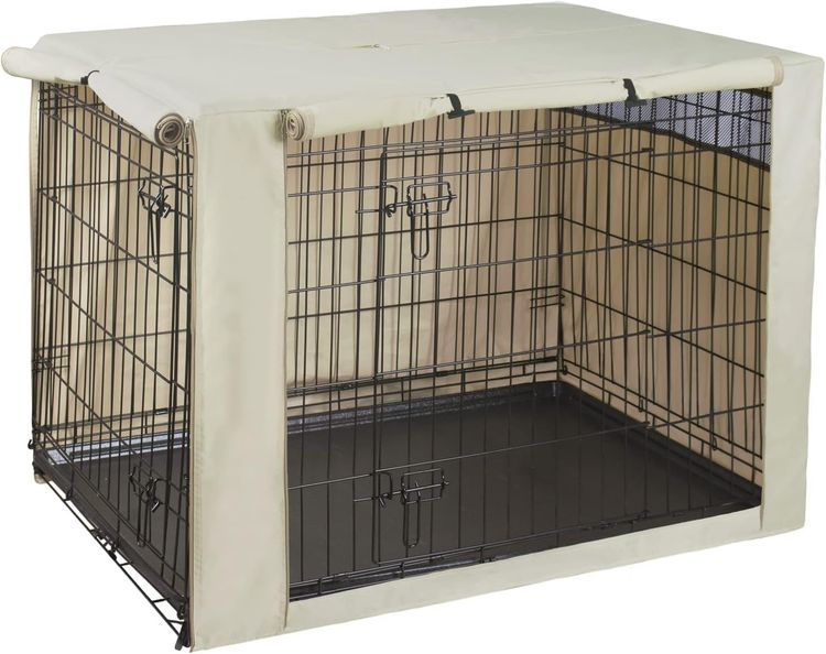 No. 2 - HiCaptain Polyester Dog Crate Cover - 1