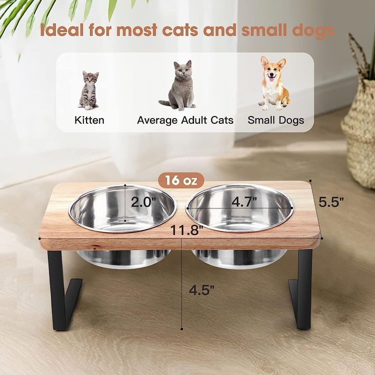 No. 7 - Siooko Elevated Cat Bowls - 5