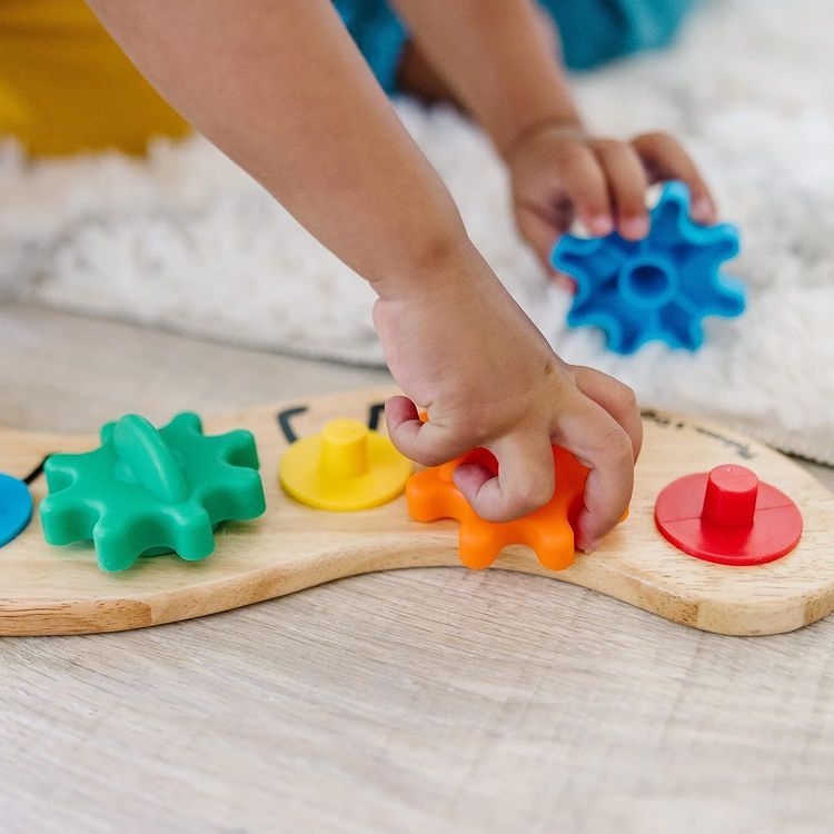 No. 2 - Melissa & Doug Interlocking Gear Toy - 4