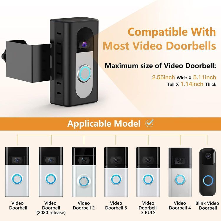 No. 8 - QIBOX Anti-Theft Video Doorbell Mount - 2