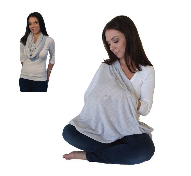 No. 6 - LK Baby 2pk Infinity Nursing Scarf Breastfeeding Cover - 4