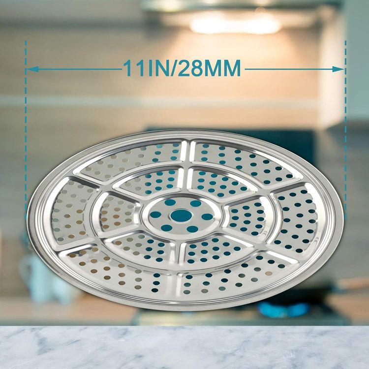 No. 4 - FONLLAM 2Pack Stainless Steel Canner Rack - 5