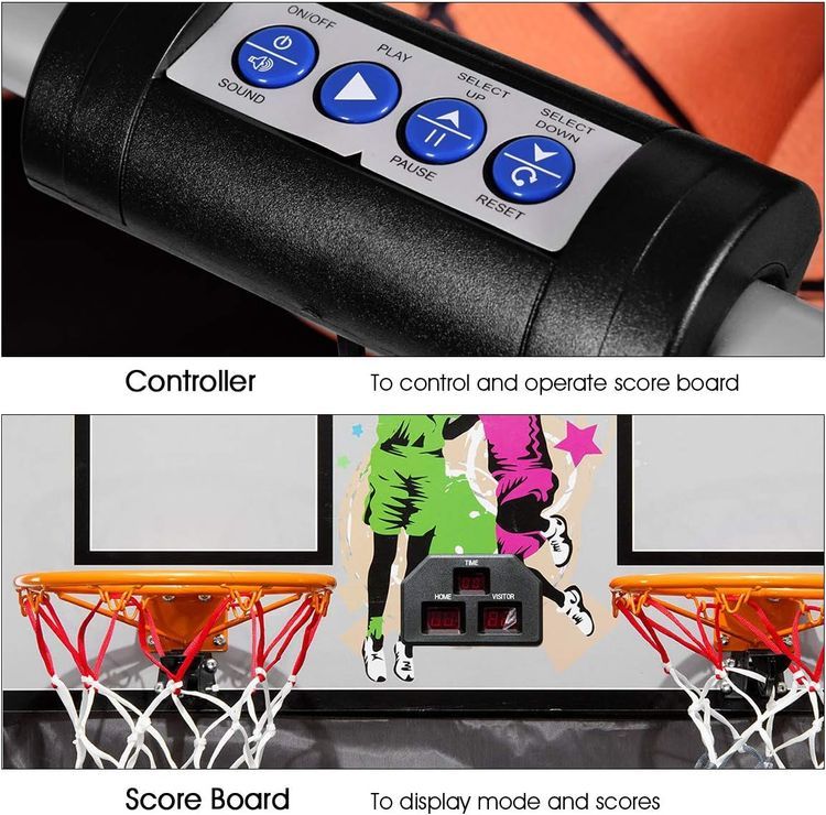 No. 4 - Giantex Foldable Basketball Arcade Game - 4