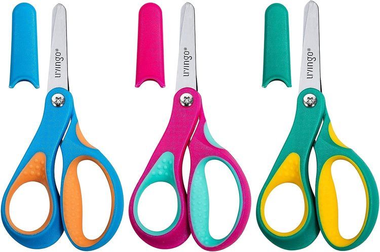 No. 6 - LIVINGO Left Handed Kids Scissors - 1