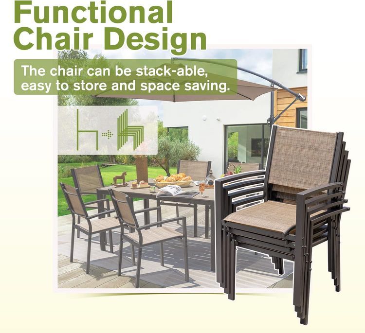 No. 3 - Homall Patio Dining Set - 5