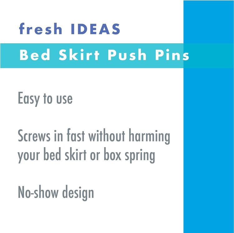 No. 5 - FRESH IDEAS Bed Skirt Pins - 3