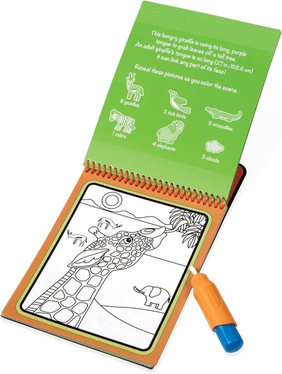 No. 7 - Melissa & Doug On the Go Water Wow! Safari Reusable Water-Reveal Activity Pad - 4