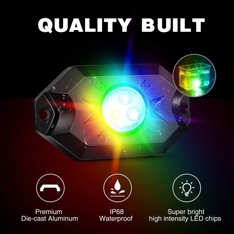 No. 6 - Nilight RGB LED Rock Lights - 5