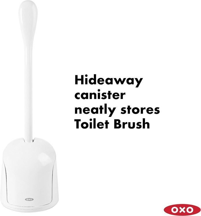 No. 9 - OXO Good Grips Compact Toilet Brush & Canister - 2