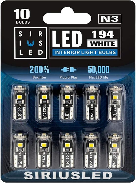 No. 1 - SIR IUS LED Automotive Marker Light Bulbs - 1