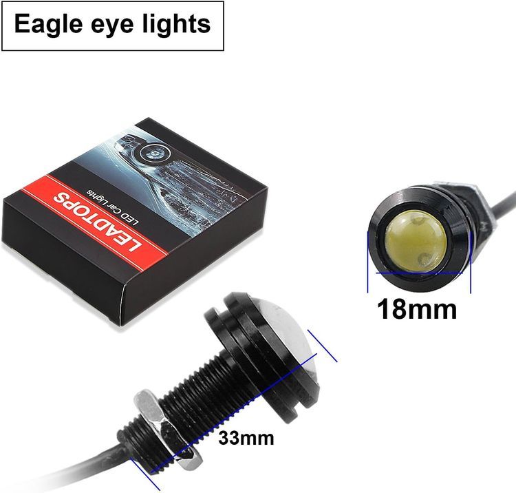 No. 6 - LED Car Fog DRL Daytime Running Light - 3