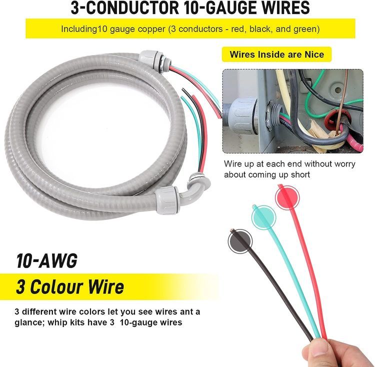 No. 6 - DWALE Power Whip Assembly Kit - 4