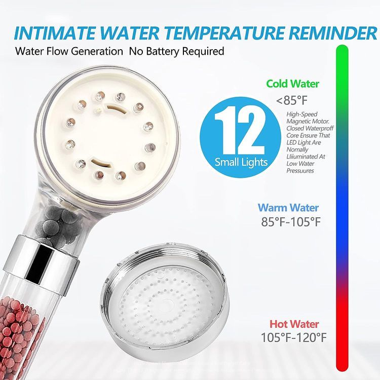 No. 6 - FASTRAS LED Shower Head with Handheld - 2