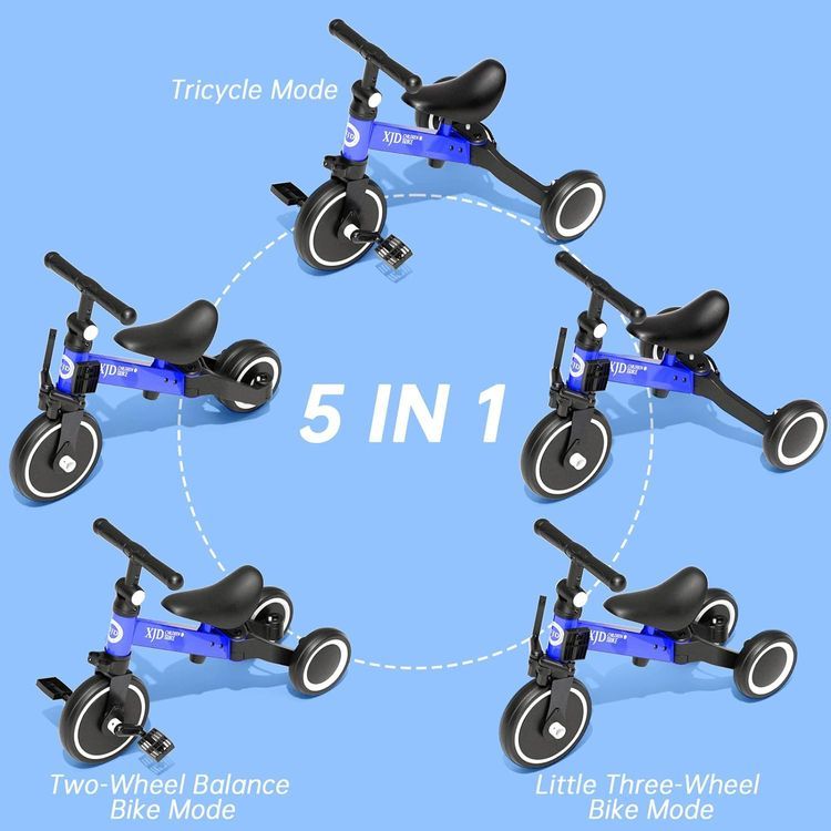 No. 10 - XJD 5 in 1 Kids Tricycles - 2