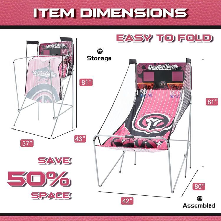 No. 10 - YOLENY Electronic Basketball Arcade Game - 2