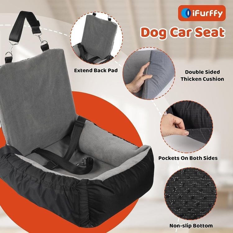 No. 6 - IFurffy Car Seat for Dogs - 3