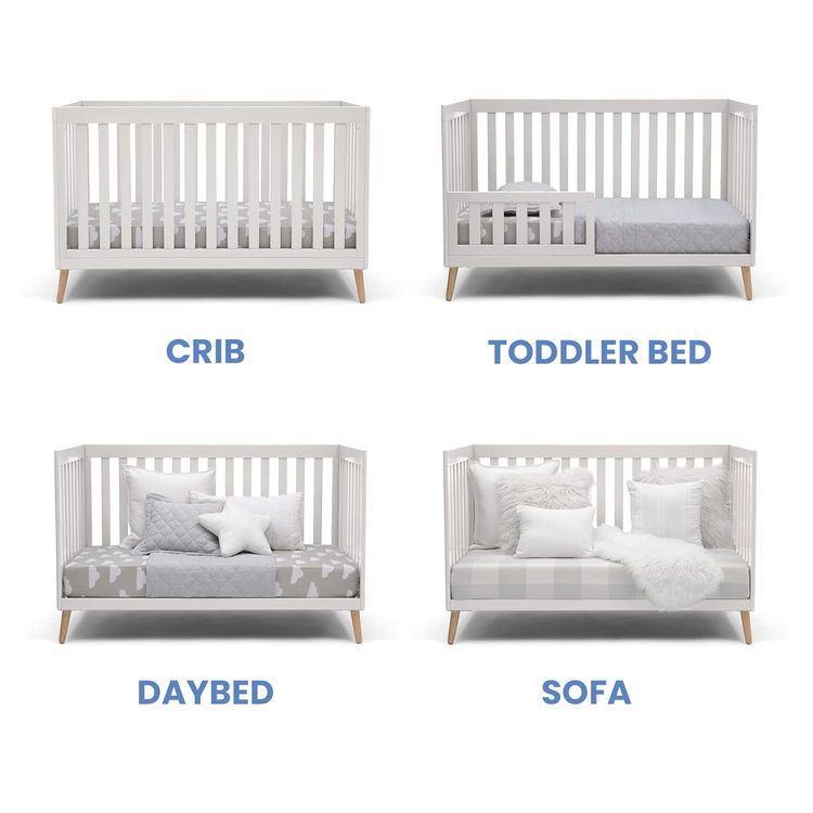 No. 4 - Essex 4-in-1 Convertible Baby Crib - 4