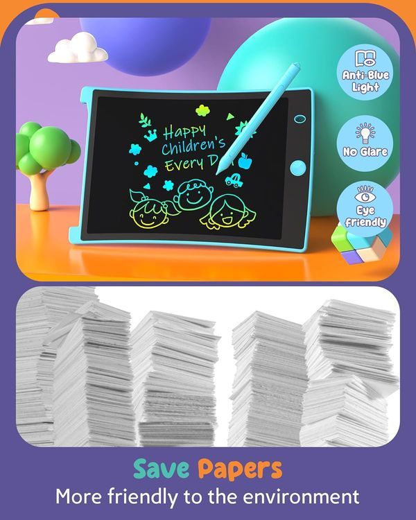 No. 7 - ORSEN Colorful 8.5 Inch LCD Writing Tablet for Kids - 3