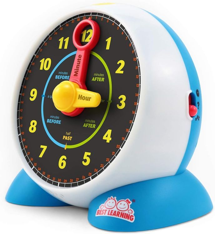 No. 5 - BEST LEARNING Interactive Clock Toy - 1