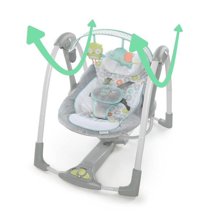 No. 7 - Ingenuity Swing 'n Go Portable Baby Swing - 3