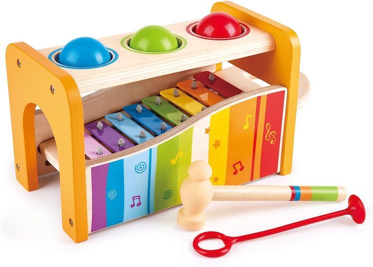 No. 7 - Hape Pound & Tap Bench with Slide Out Xylophone - 1