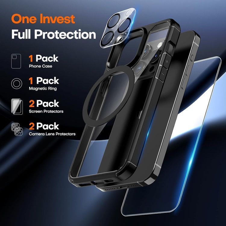No. 2 - TAURI 5 in 1 for iPhone 15 Pro Case - 3