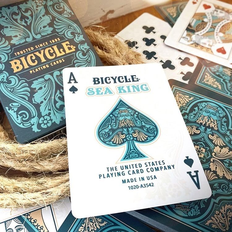 No. 8 - Bicycle Sea King Playing Cards - 5