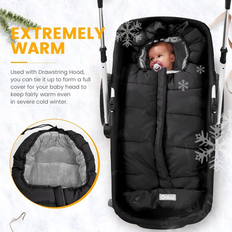 No. 3 - Orzbow Warm Bunting Bag Universal Stroller Sleeping Bag - 5