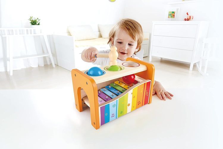 No. 7 - Hape Pound & Tap Bench with Slide Out Xylophone - 3