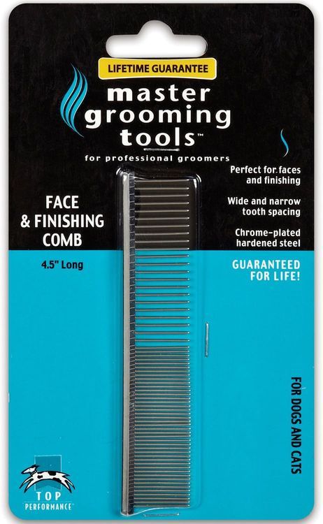 No. 10 - Master Grooming Tools 4.5 Inch Greyhound Pet Grooming Comb - 1