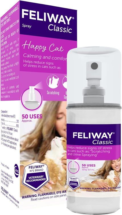 No. 6 - FELIWAY Classic Cat Calming Pheromone Spray - 1