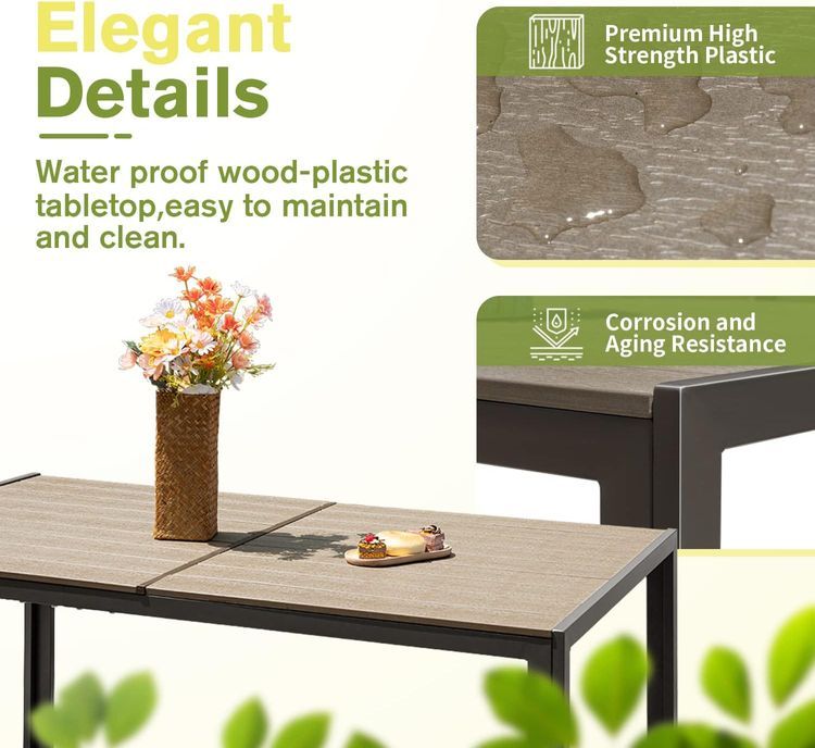 No. 3 - Homall Patio Dining Set - 3