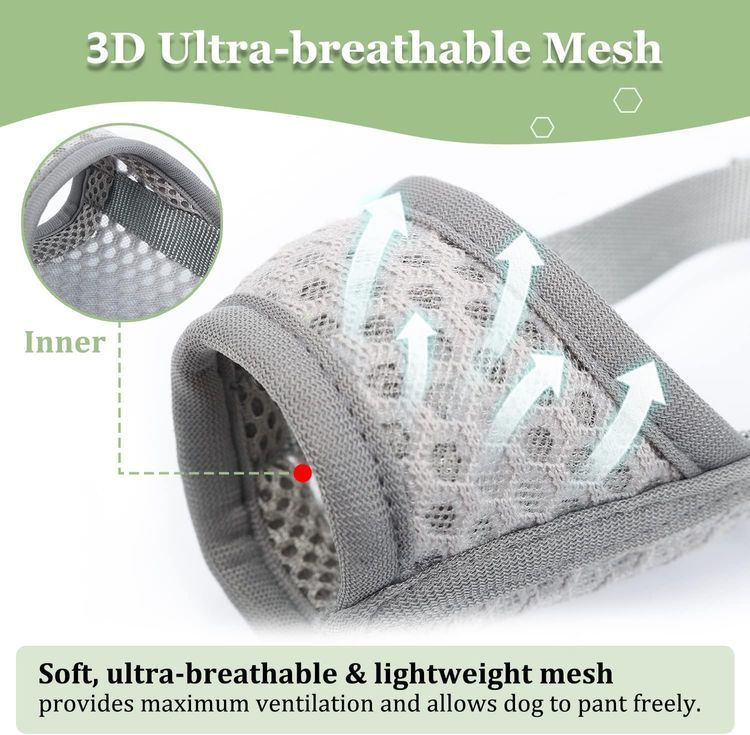 No. 9 - Soft Mesh Dog Muzzle - 2