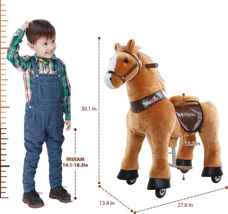 No. 3 - WondeRides Ride on Horse Toy - 5