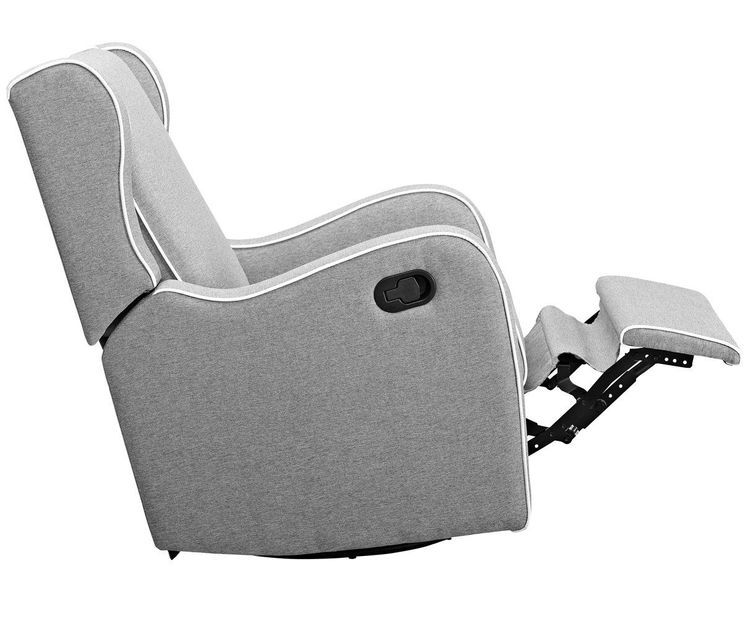 No. 2 - Rebecca Upholstered Swivel Gliding Recliner - 3