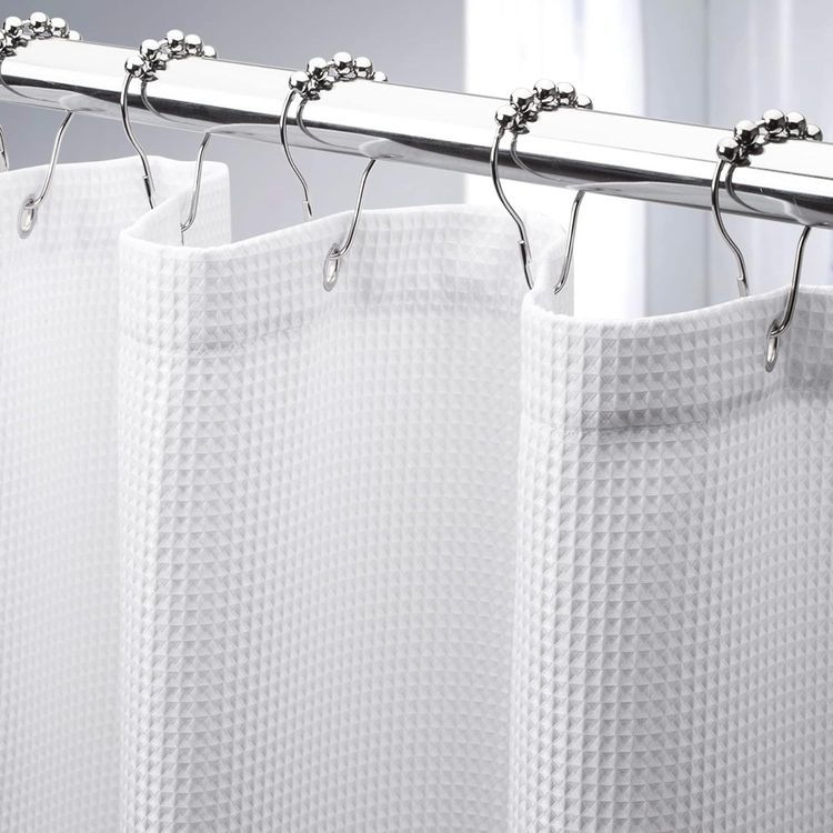 No. 3 - AmazerBath White Shower Curtain - 1
