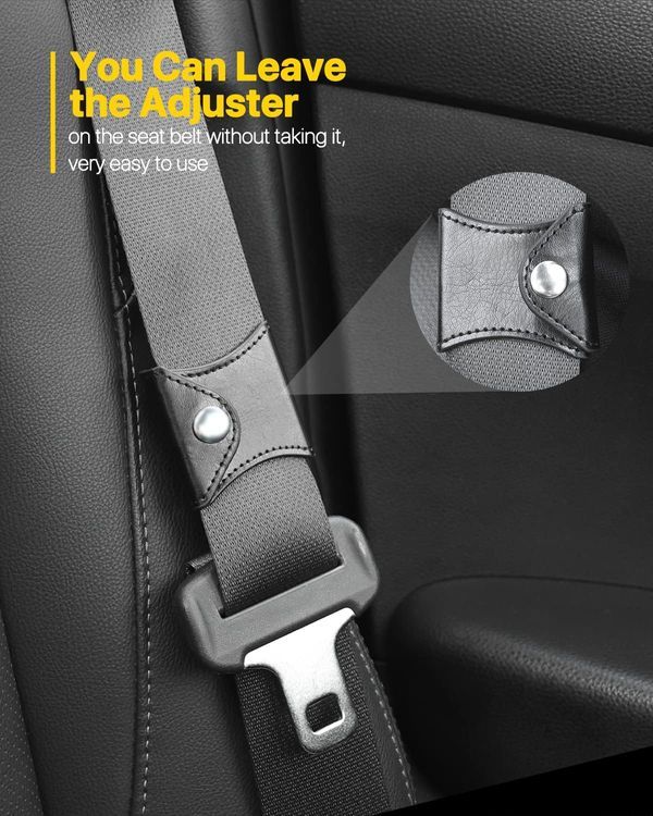 No. 7 - ANDTOBO Car Seat Belt Adjuster - 2