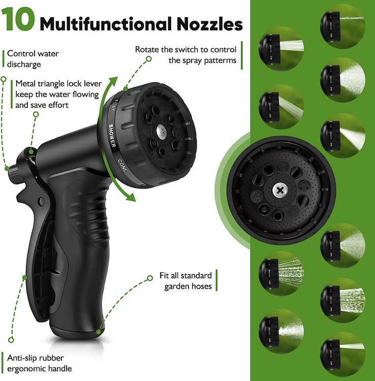 No. 10 - Rcfunkid Metal Garden Hose - 4