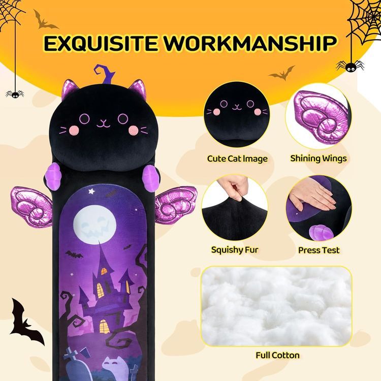 No. 1 - Black Cat Body Pillow - 3