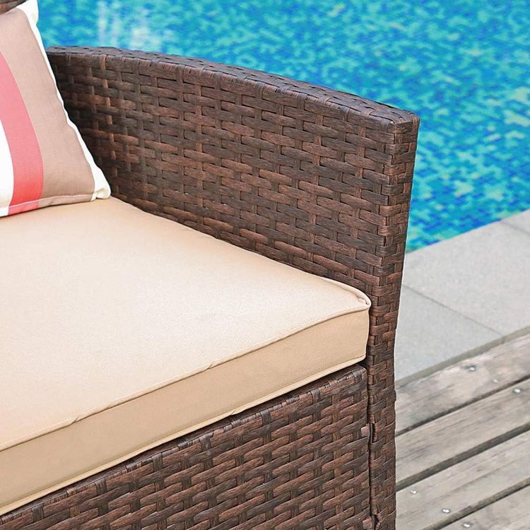 No. 9 - SUNSITT Wicker Patio Loveseat - 5