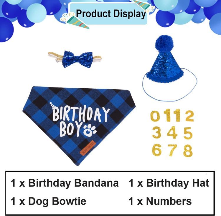 No. 7 - ADOGGYGO Dog Birthday Party Supplies - 3