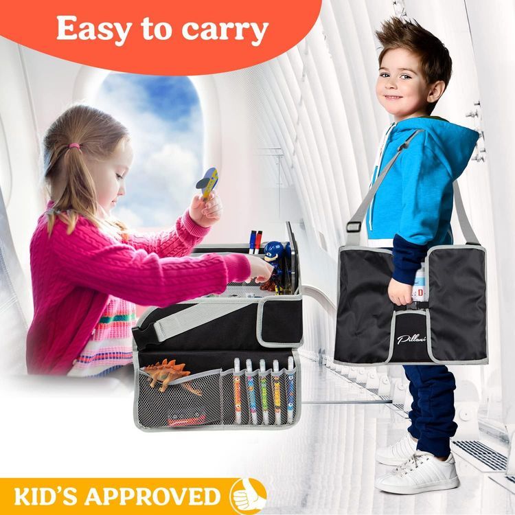 No. 5 - PILLANI Kids Travel Tray for Car - 5