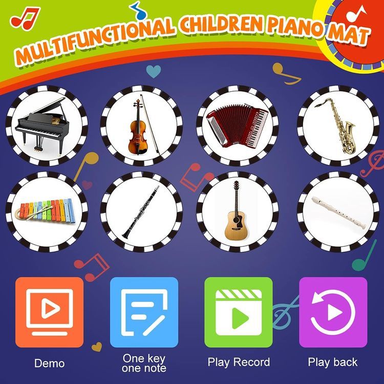 No. 3 - Renfox Baby Piano Mat - 3