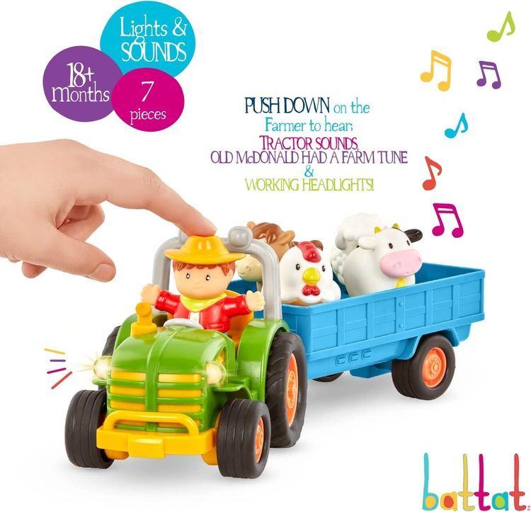 No. 3 - Battat Tractor Play Set - 2