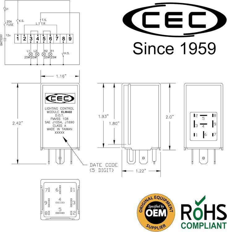 No. 6 - Daytime Running Lamp Module - 2