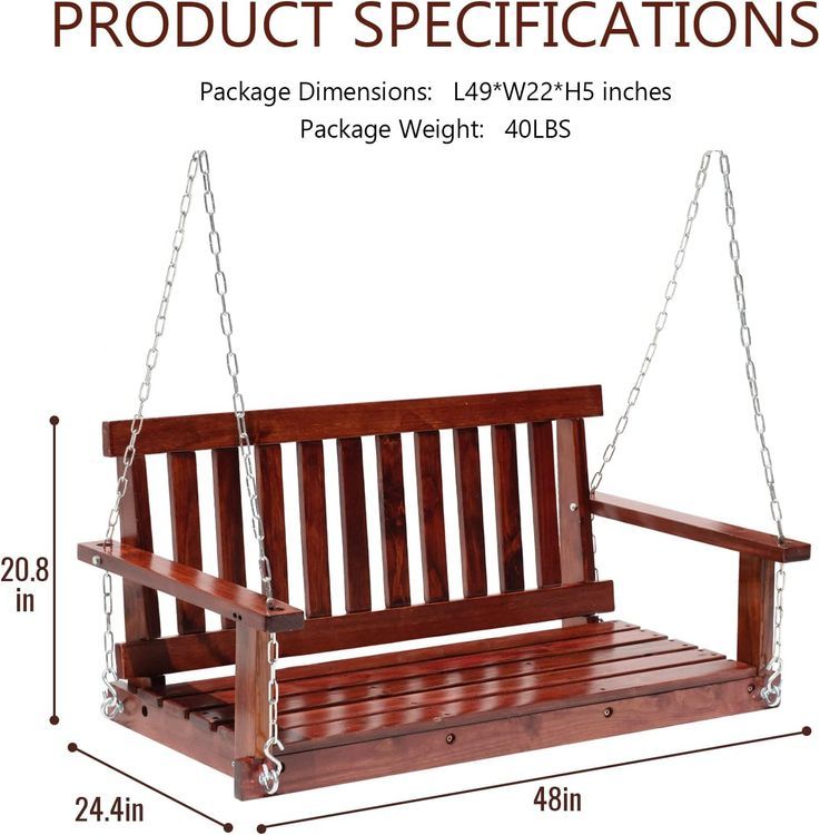 No. 4 - PayLessHere Porch Swing - 2