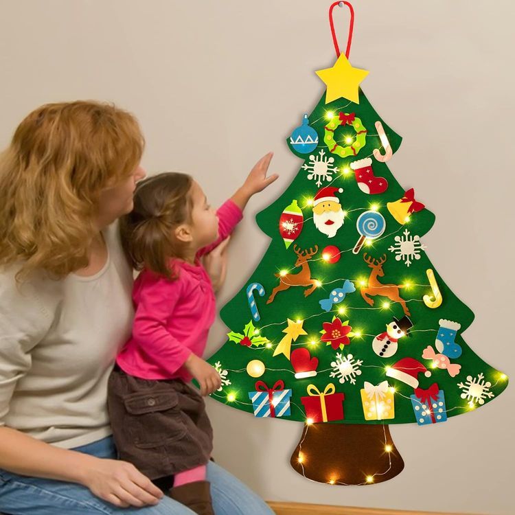 No. 1 - Jollylife Christmas Tree Felt Craft Kit - 5