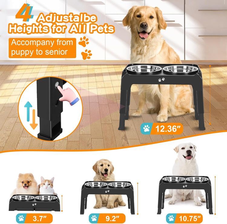 No. 5 - Adjustable Height Dog Bowl Stand - 2