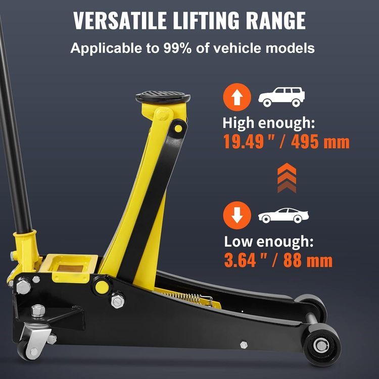 No. 8 - VEVOR 2.5 Ton Low Profile Floor Jack - 3